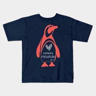 Mama Penguin Kids T-Shirt